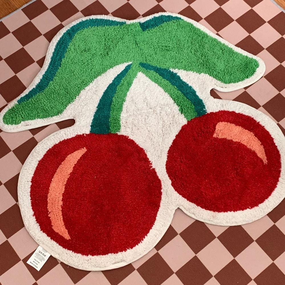 Cherry area rug